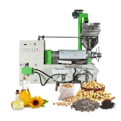 Spiral Sunflower Seed Cold Oil Presser Soybean & Peanut Oil Press Machine for Cooking Oil Making