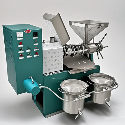 High Performance Automatic Screw Soybean Oil Press Good Quality Cold Spiral Sesame Oil Extract Machine