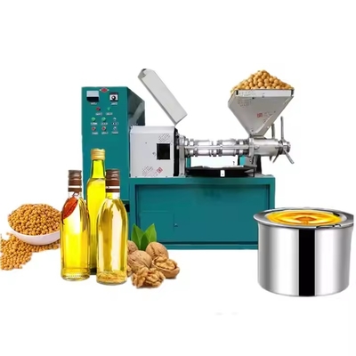 High Performance Automatic Screw Soybean Oil Press Good Quality Cold Spiral Sesame Oil Extract Machine