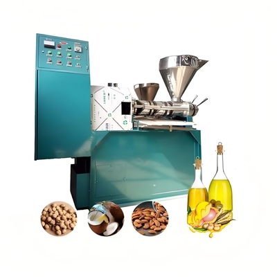 High Performance Automatic Screw Soybean Oil Press Good Quality Cold Spiral Sesame Oil Extract Machine