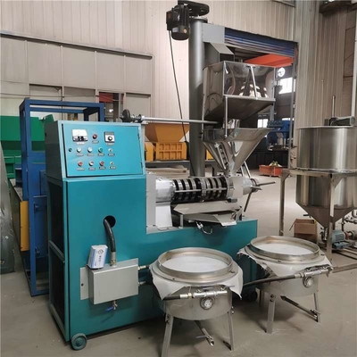 High Performance Automatic Screw Soybean Oil Press Good Quality Cold Spiral Sesame Oil Extract Machine