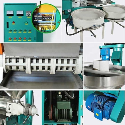 High Performance Automatic Screw Soybean Oil Press Good Quality Cold Spiral Sesame Oil Extract Machine